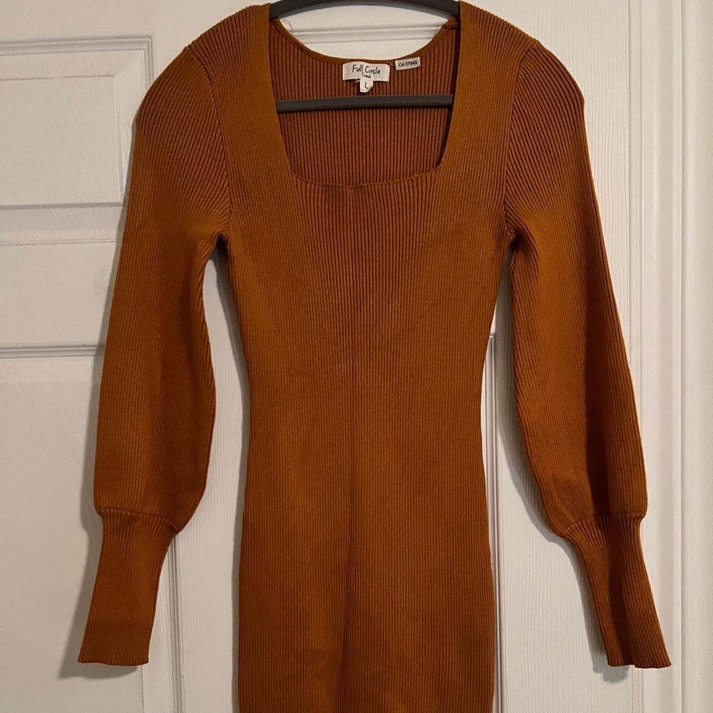 Ribbed Sweater Dress